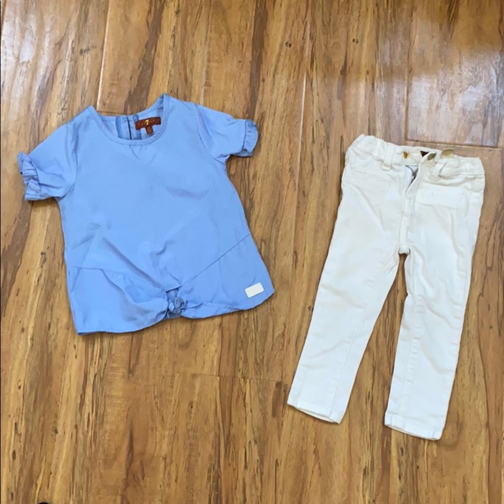 ✨NWOT Toddler 7 for All Mankind 2 Pc Set!✨